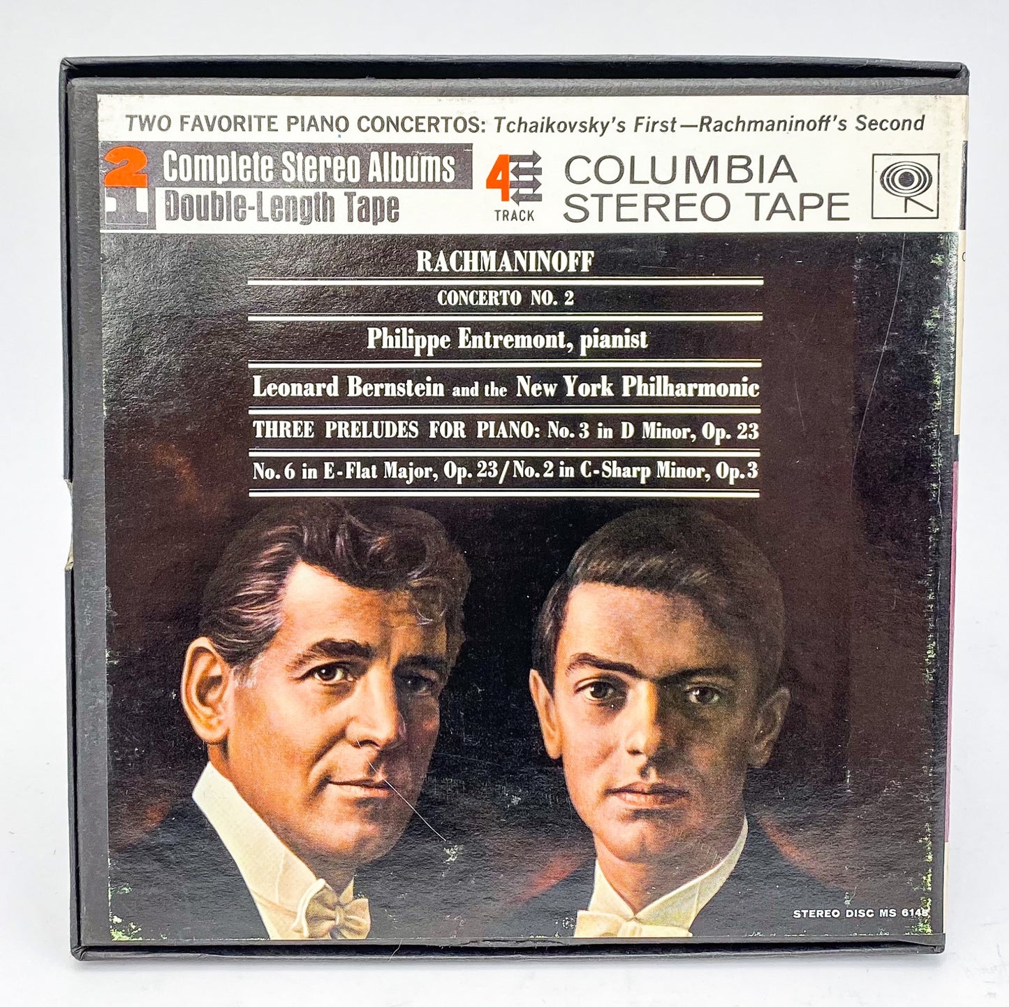 Tchaikovksy Piano Concerto No 1 Berntstein Entremont Reel to Reel Tape 7.5 IPS