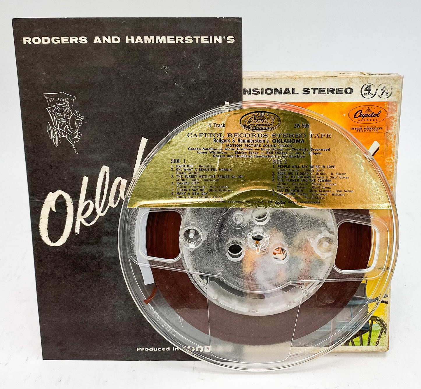 Oklahoma Original Soundtrack Reel to Reel Tape 7 1/2 IPS Capitol