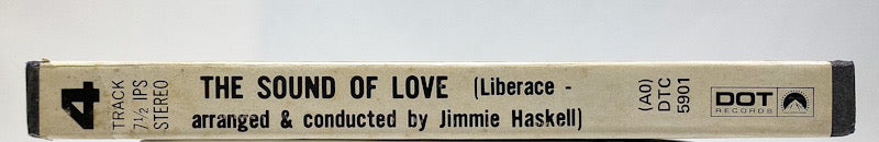 The Sound Of Love Liberace by Jimmie Haskell Reel to Reel Tape 7 1/2 IPS Dot