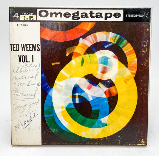 Ted Weems Vol 1 Tchaikovsky Bizet Offenbach Reel to Reel Tape 3.75 IPS Omegatape