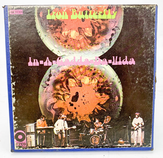 Iron Butterfly In-A-Gadda-Da-Vida Reel to Reel Tape 3 3/4 IPS Atco Ampex