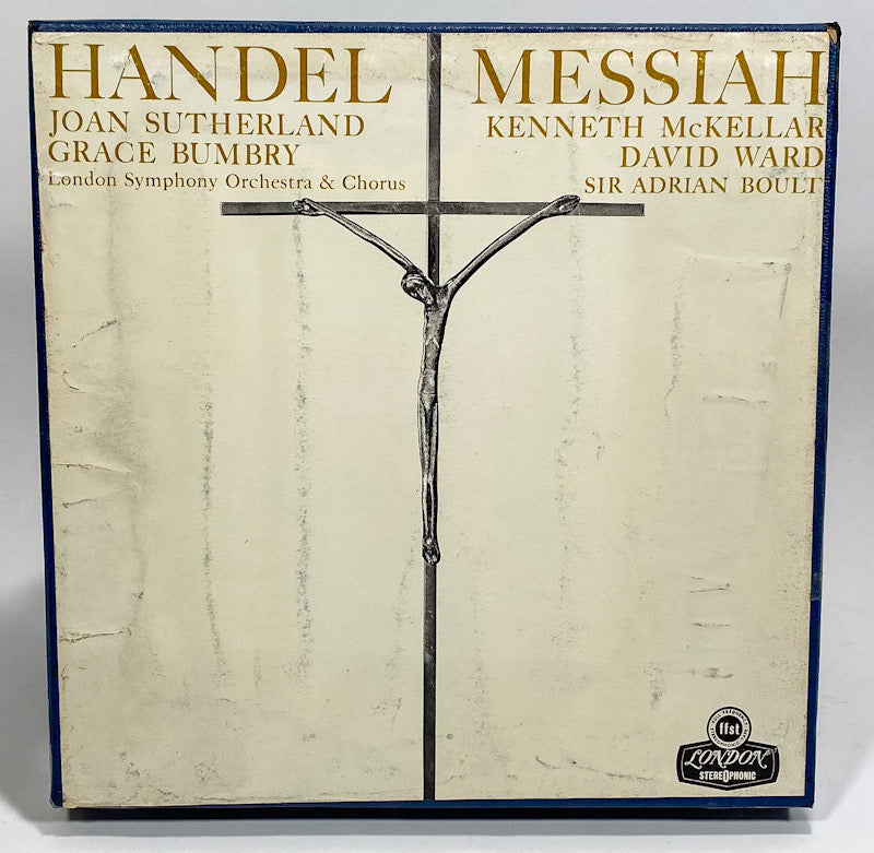 Handel Messiah Sutherland Bumbry Mckellar Ward Reel to Reel Tape 7.5 IPS London