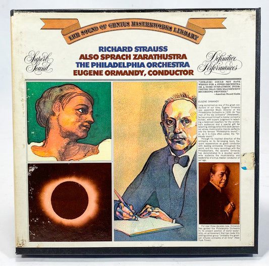 Richard Strauss Also Sprach Zarathustra by Ormandy Reel Tape 7 1/2" Columbia