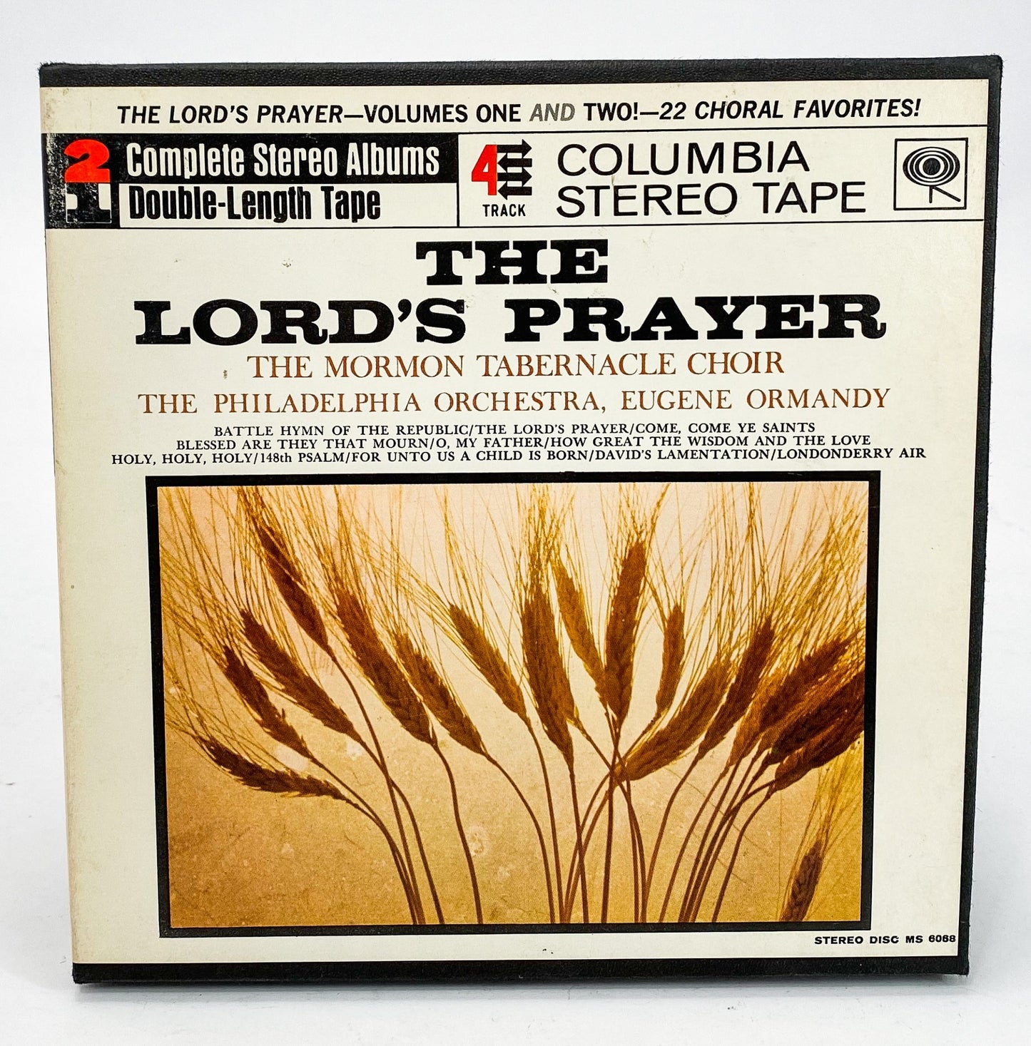 Mormon Tabernacle Choir The Lord's Prayer Volumes 1 and 2 Reel to Reel Tape