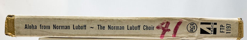 Aloha From Norman Luboff by The Norman Luboff Choir Reel Tape 7 1/2 IPS RCA