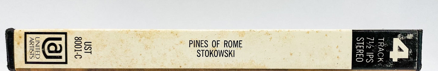 Stokowski Respight Pines Of Rome Reel to Reel Tape 7 1/2 IPS United