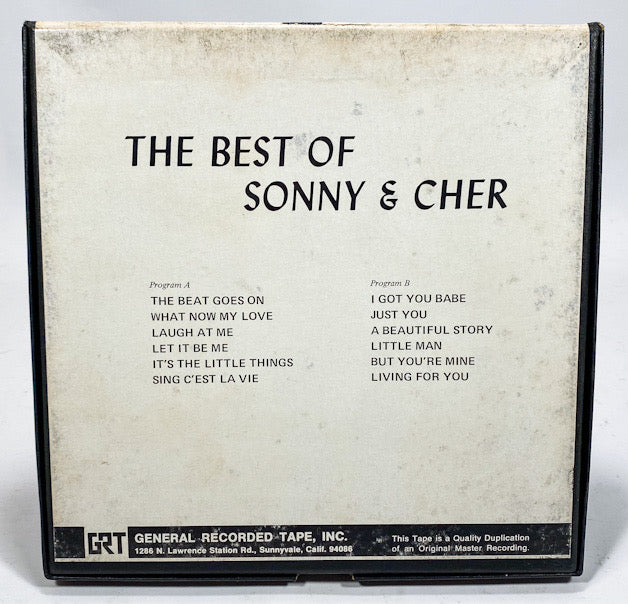 The Best Of Sonny And Cher Reel to Reel Tape 3 3/4 IPS Atco