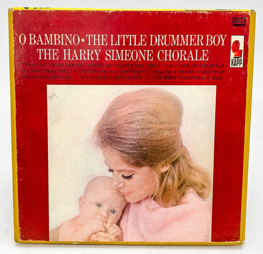 O Bambino Little Drummer Boy Harry Simeone Chorale Reel to Reel Tape Kapp Xmas