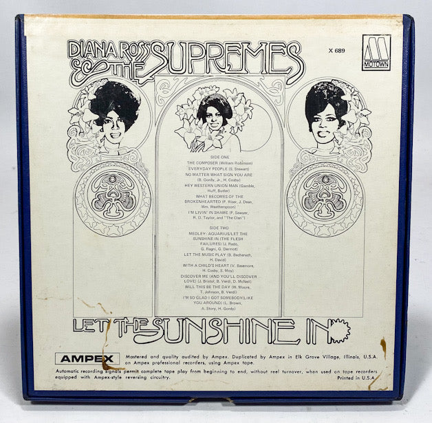 Let The Sunshine In by Diana Ross and The Supremes Reel Tape 3.75 IPS Motown