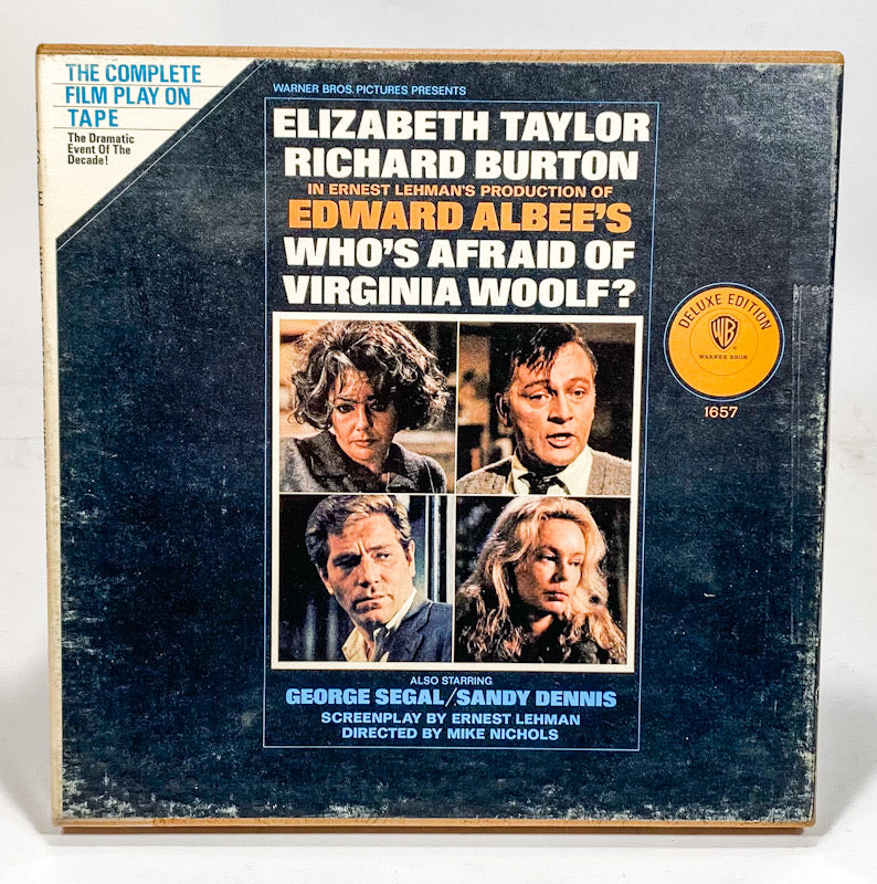 Who's Afraid Of Virginia Woolf Reel to Reel Tape 3 3/4 IPS Warner Bros Mono