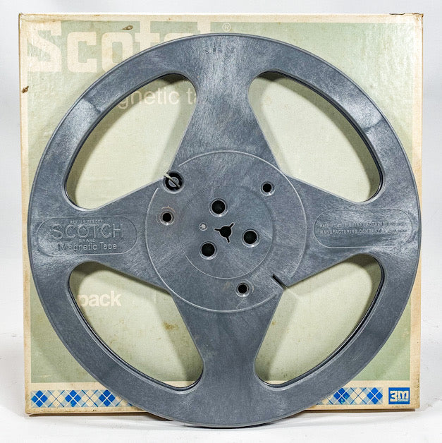 Scotch Plastic 10 1/2" 1/4" Wide Reel to Reel Take Up Reel With Box