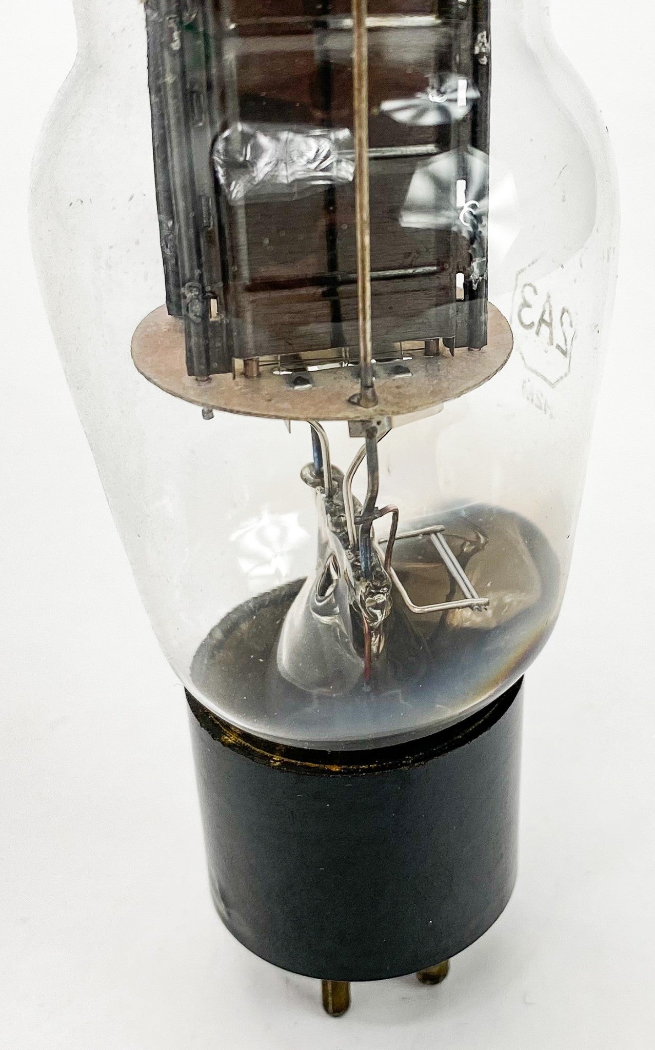 Sylvania 2A3 Dual Black Plate D Getter Triode Vacuum Tube