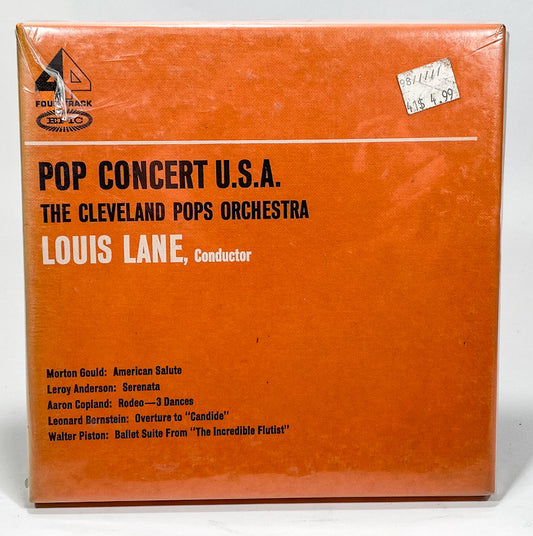 Pop Concert USA by Louis Lane & Cleveland Pops Reel to Reel Tape 7 1/2 IPS Epic