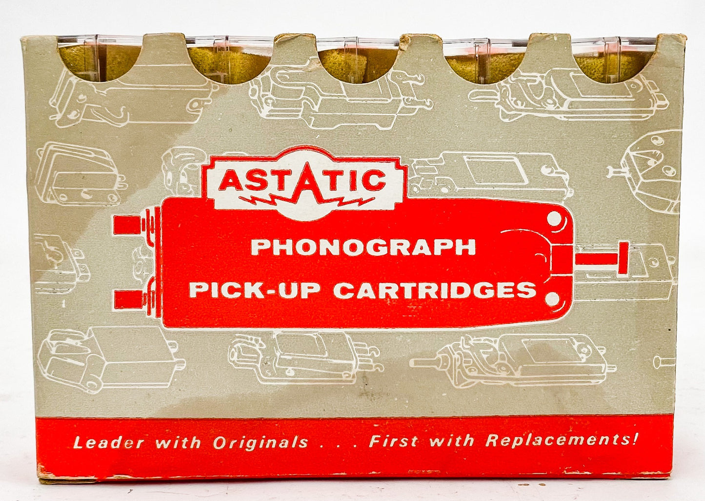 Astatic 87T1A Phono Turntable Cartridge Set of Five *