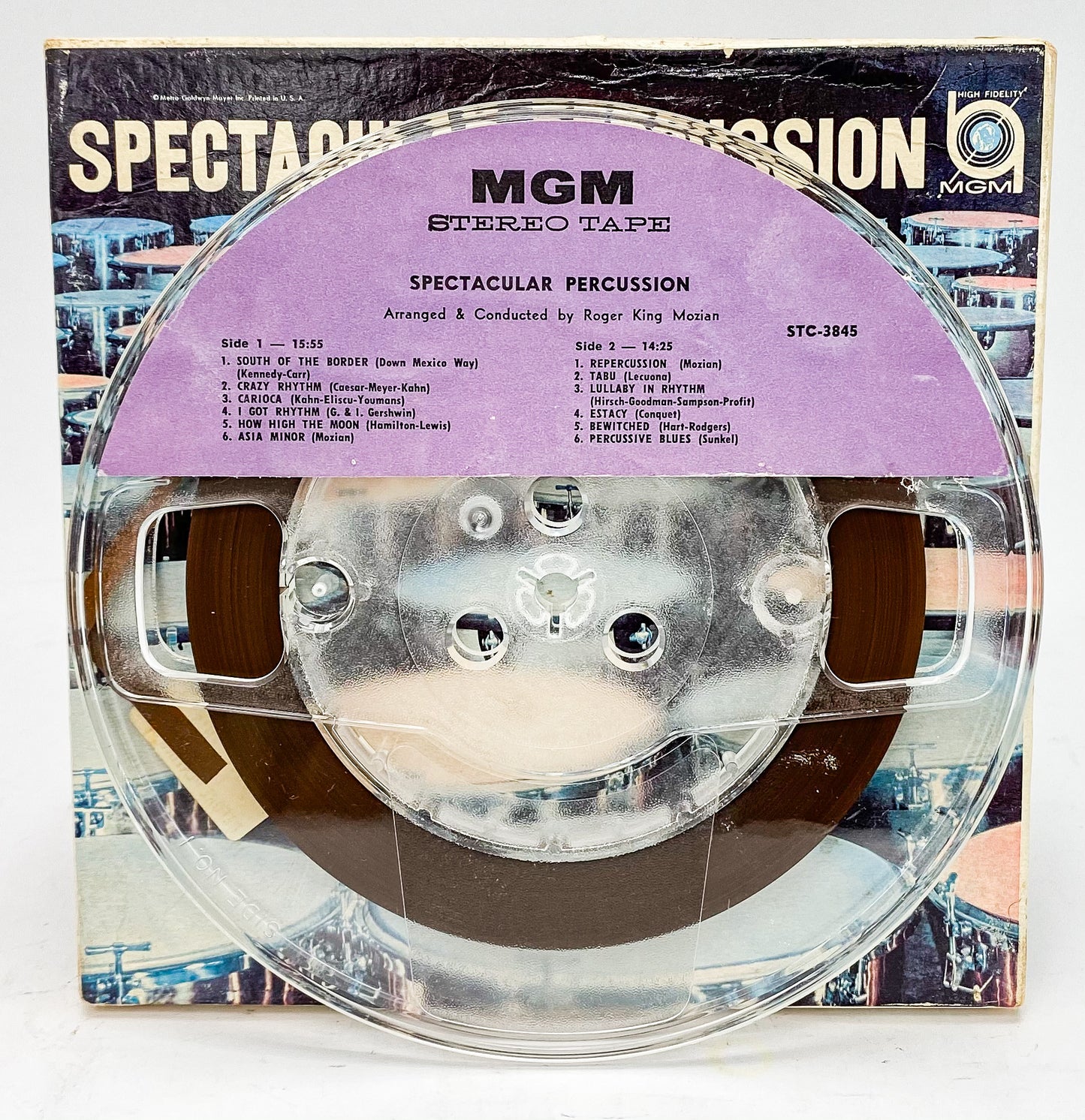 Spectacular Percussion Roger King Mozian Reel to Reel Tape 7 1/2 IPS MGM