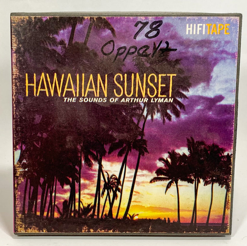 Hawaiian Sunset Arthur Lyman Reel to Reel Tape 7 1/2 IPS HiFi Tape