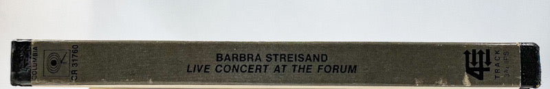 Live Concert At The Forum by Barbara Streisand Reel Tape 3 3/4 IPS Columbia