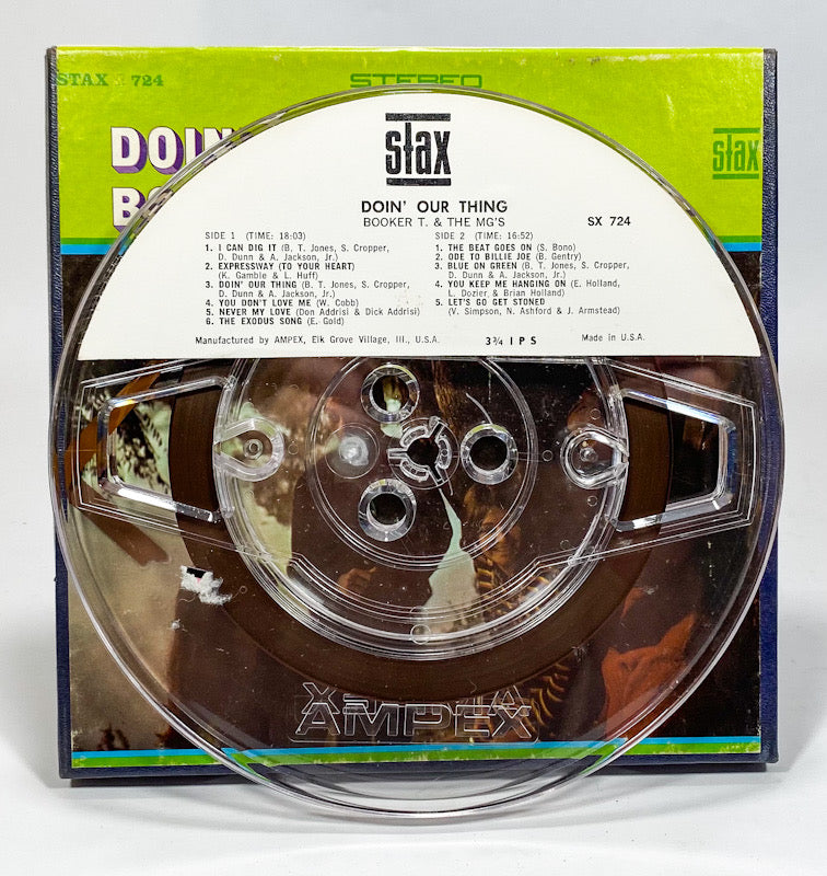 Doin Our Thing Booker T & The MG's Reel to Reel Tape 3 3/4 IPS Stax