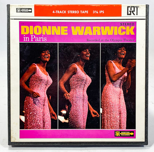 In Paris by Dionne Warwick Reel to Reel Tape 3 3/4 IPS Scepter