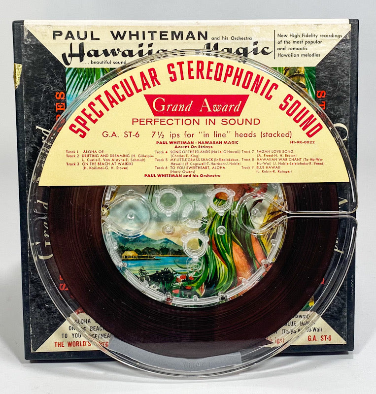 Hawaiian Magic Paul Whiteman Reel to Reel Tape 7 1/2 IPS Grand Award Two Track