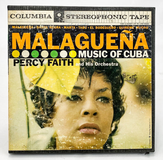 Malaguena Music of Cuba Percy Faith Reel to Reel Tape 7.5 IPS Columbia Two Track