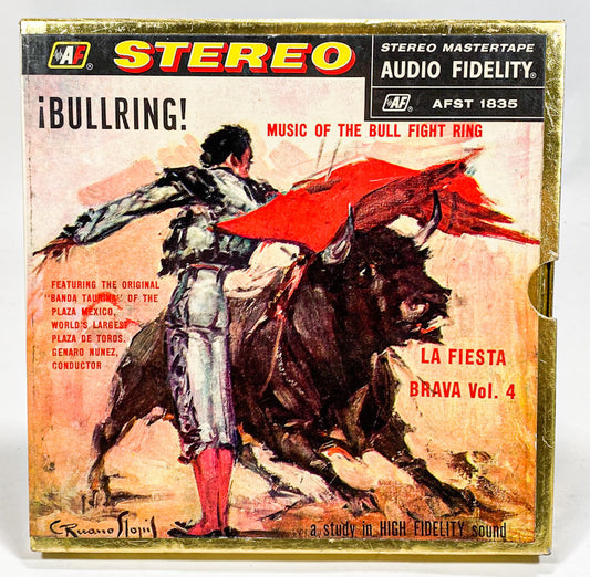 Bullring La Fiesta Brava Vol 4 Reel to Reel Tape 7 1/2 IPS Audio Fidelity