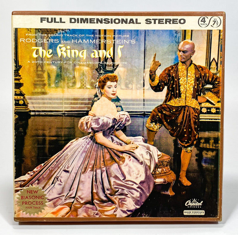 The King And I Soundtrack Reel to Reel Tape 7 1/2 IPS Capitol