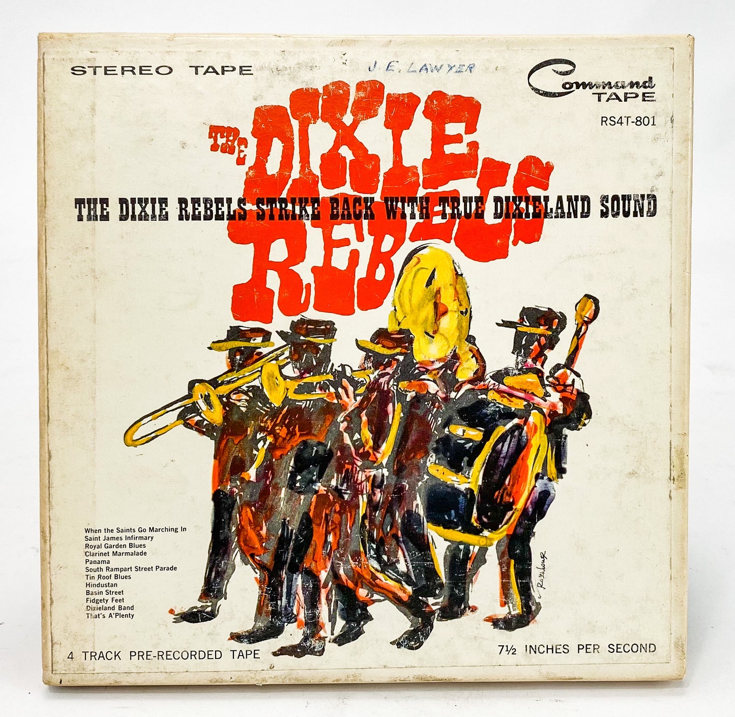 Dixie Rebels Dixie Rebels Strike Back Reel to Reel Tape 4 Track 7 1/2 IPS