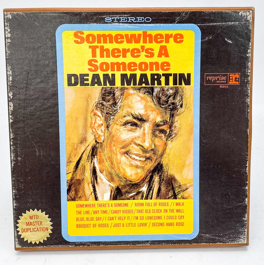 Dean Martin Somewhere There's A Someone Reel to Reel Tape 7.5 IPS Reprise Master