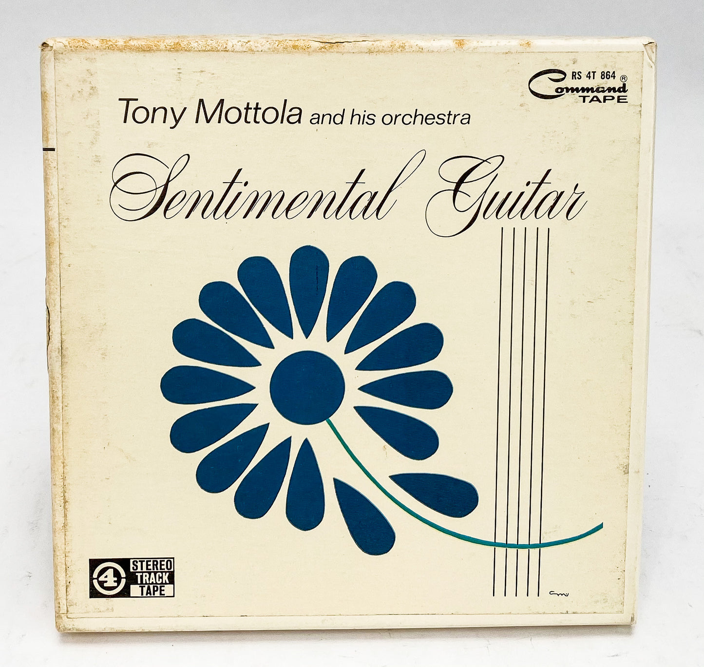 Sentimental Guitar Tony Mottola His Orchestra Reel to Reel Tape 7.5 IPS Command