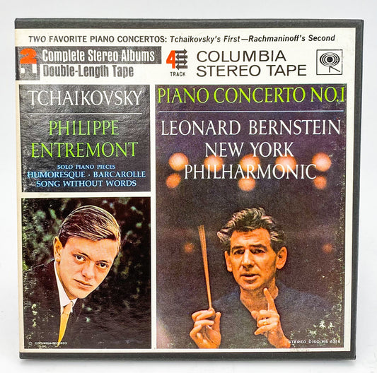 Tchaikovksy Piano Concerto No 1 Berntstein Entremont Reel to Reel Tape 7.5 IPS