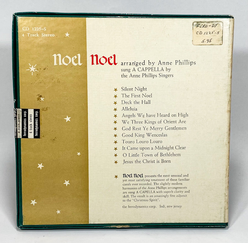 Noel Noel Anne Phillips Singers Reel to Reel Tape 7.5 IPS Ferrodynamics Xmas New