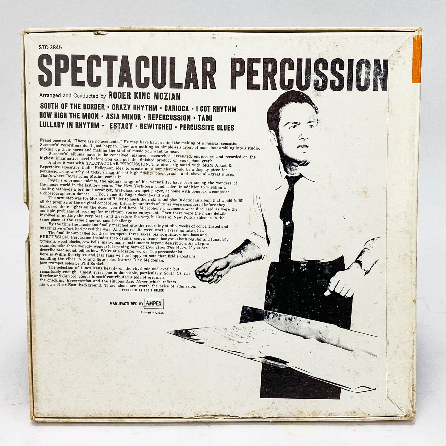 Spectacular Percussion Roger King Mozian Reel to Reel Tape 7 1/2 IPS MGM