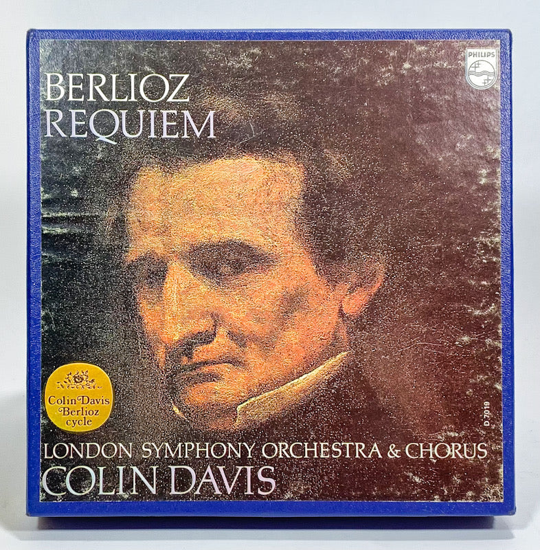 Berlioz Requiem London Symphony Colin Davis Reel to Reel Tape 7 1/2 IPS Philips