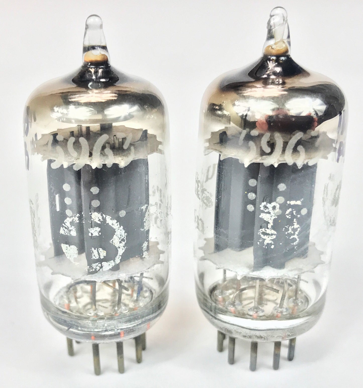 Burroughs 5963 Grey Plate O Getter Balanced and Matched Amplifier Vacuum Tubes