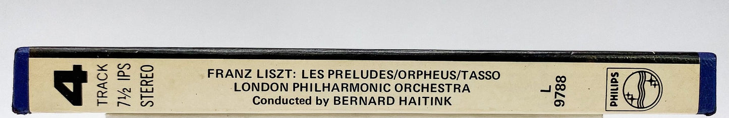 Franz Liszt Les Preludes / Orpheus / Tasso Haitink Reel to Reel Tape 7 1/2 IPS