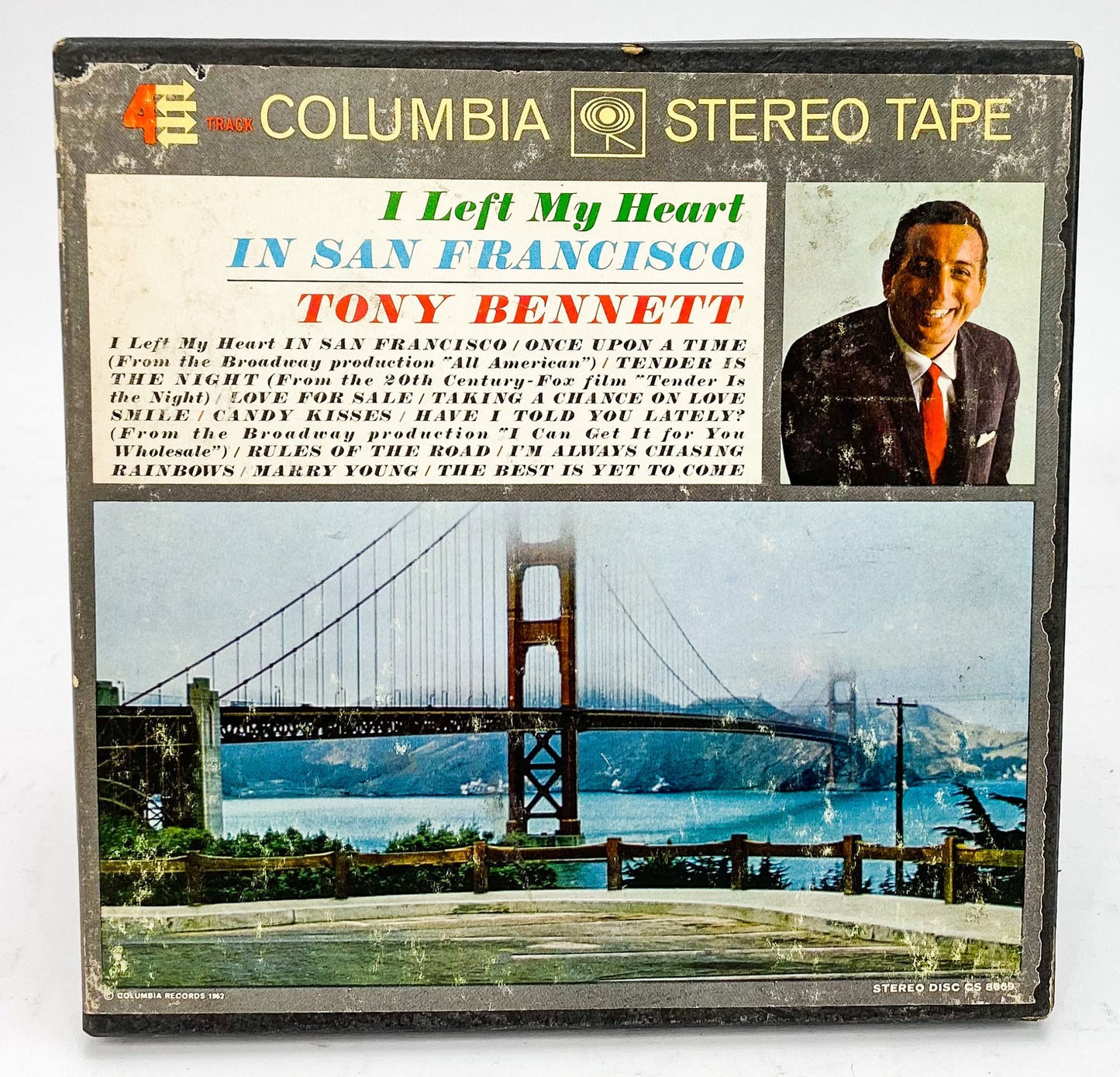 I Left My Heart In San Francisco Tony Bennett Reel to Reel Tape 7.5 IPS Columbia