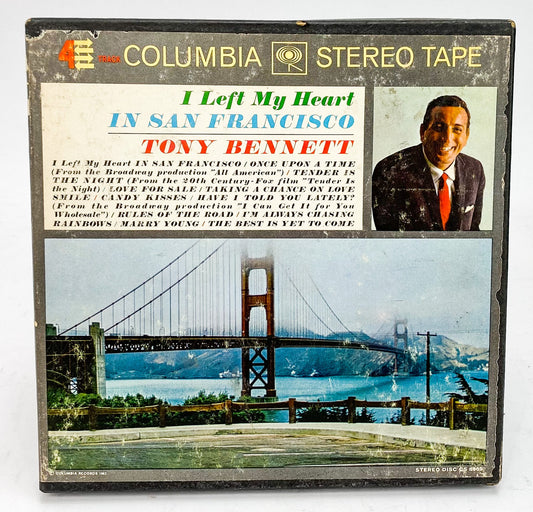 I Left My Heart In San Francisco Tony Bennett Reel to Reel Tape 7.5 IPS Columbia