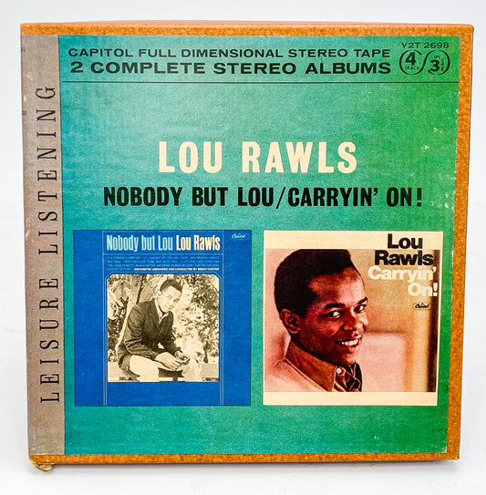 Nobody But Lou Carryin' On Lou Rawls Reel to Reel Tape 3 3/4 IPS Capitol