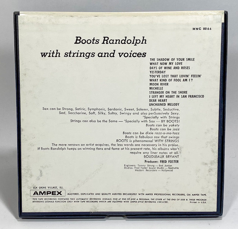 Boots With Strings Boots Randolph Reel to Reel Tape 7 1/2 IPS Monument