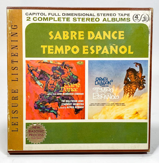 Sabre Dance Tempo Espanol by Newman Dragon Reel to Reel Tape 3 3/4 IPS Capitol