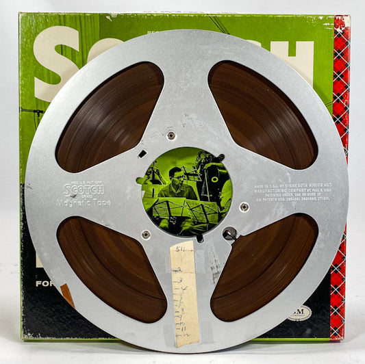 Hal Derwin Volcals Master 10 1/2" Scotch Reel to Reel Tape 511