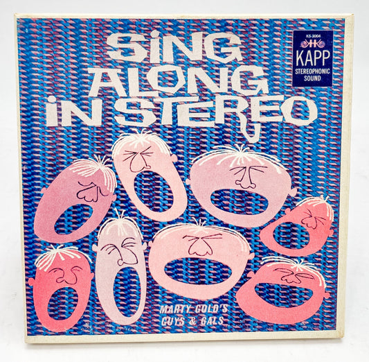 Sing Along In Stereo Marty Gold Guys & Gals Reel to Reel Tape 7 1/2 IPS Kapp