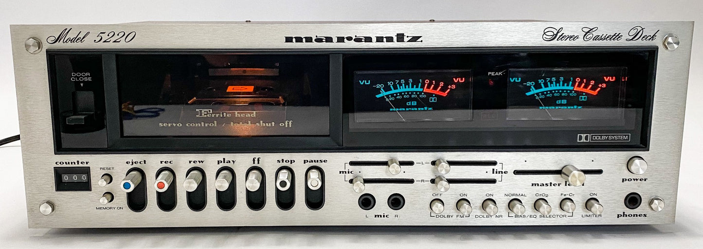 Marantz 5020 Stereo Cassette Deck – Soundtrack Hi-Fi