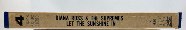 Let The Sunshine In by Diana Ross and The Supremes Reel Tape 3.75 IPS Motown