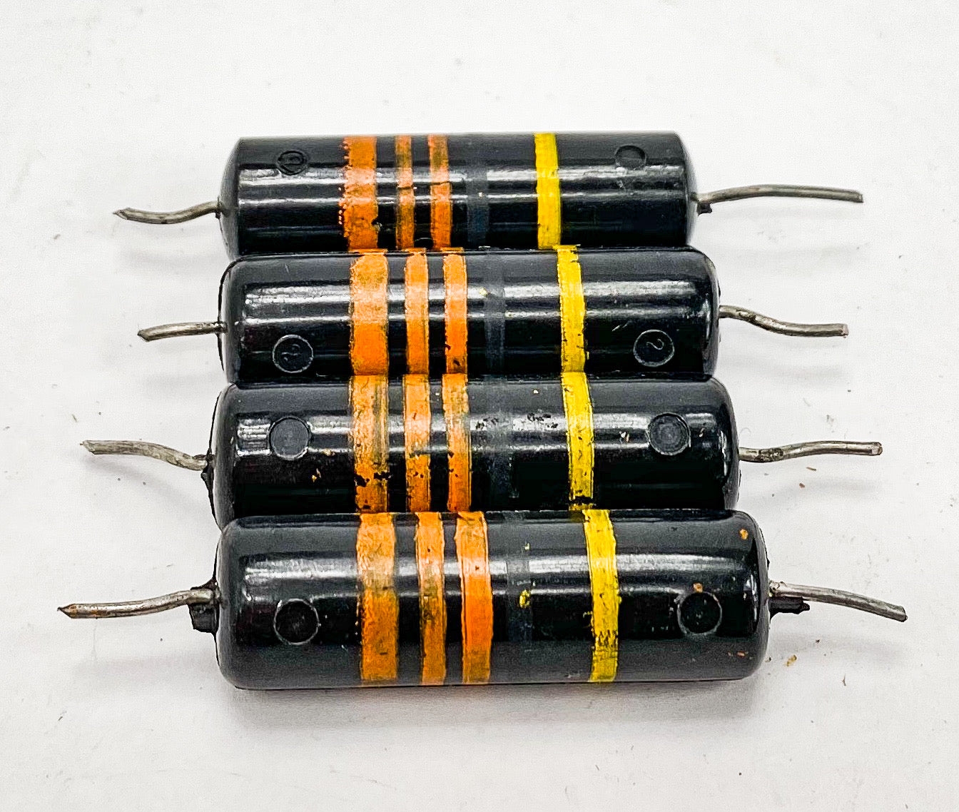 Sprague 0.033 uf 400 Volt Bumblebee Paper In Oil Capacitors From McIntosh Gear