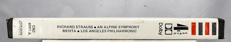 An Alpine Symphony Richard Strauss Mehta Reel to Reel Tape 7.5 IPS London Dolby