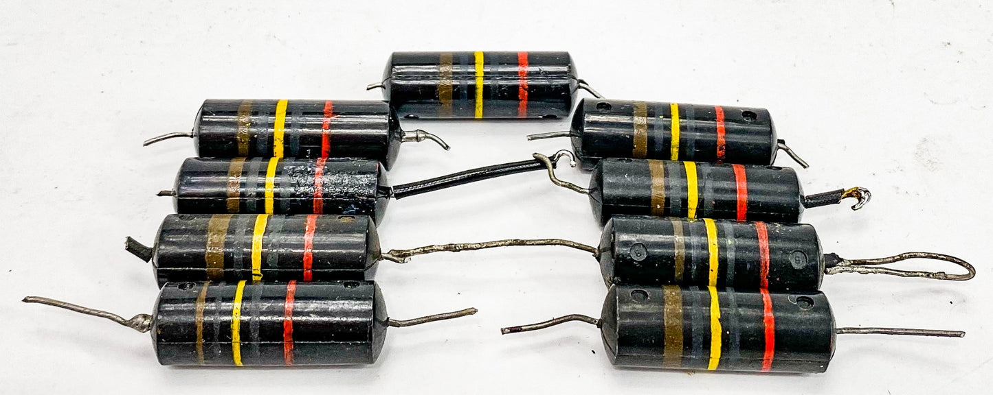 Sprague 0.1 uf 200 Volt Bumblebee Paper In Oil Capacitors From McIntosh Gear