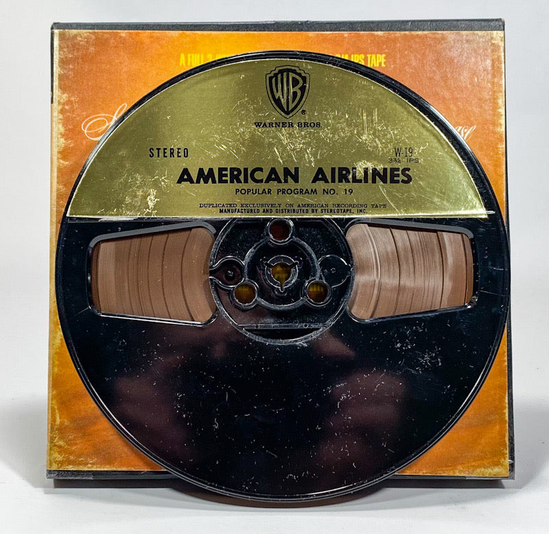 American Airlines Astrovision No 19 Reel to Reel Tape Warner Bros