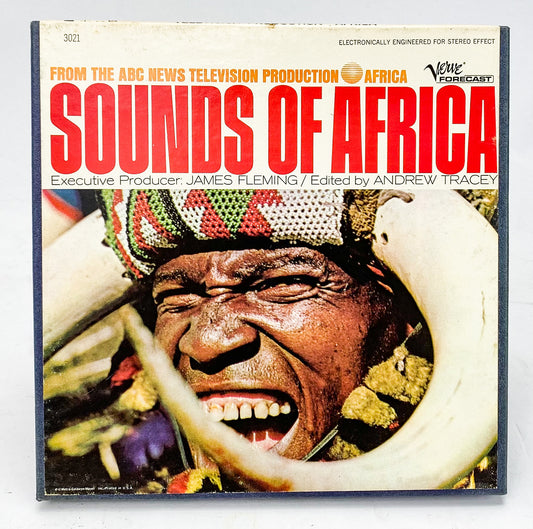 Sounds Of Africa Reel to Reel Tape 7 1/2 IPS ABC TV Show Verve